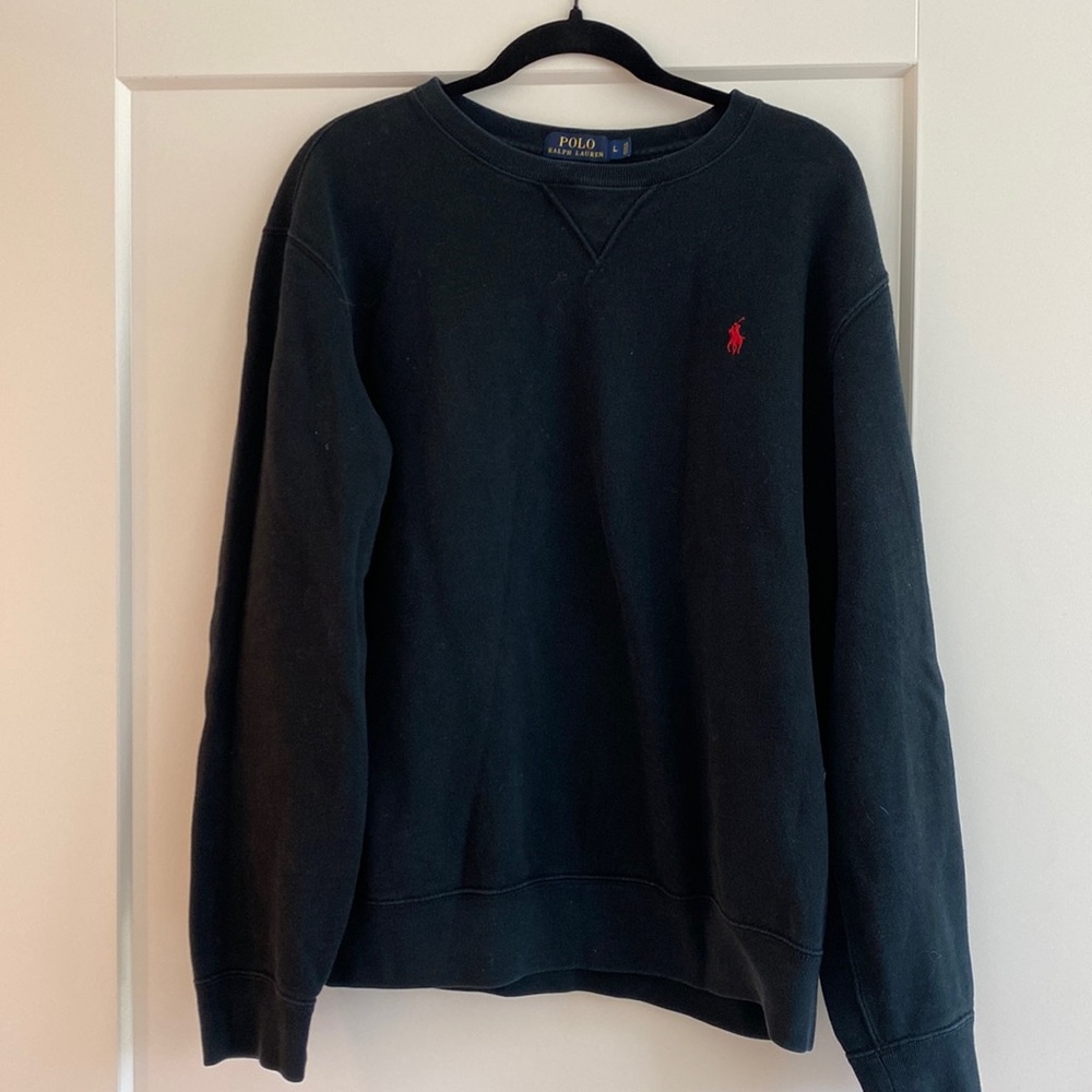 Polo shirt L black